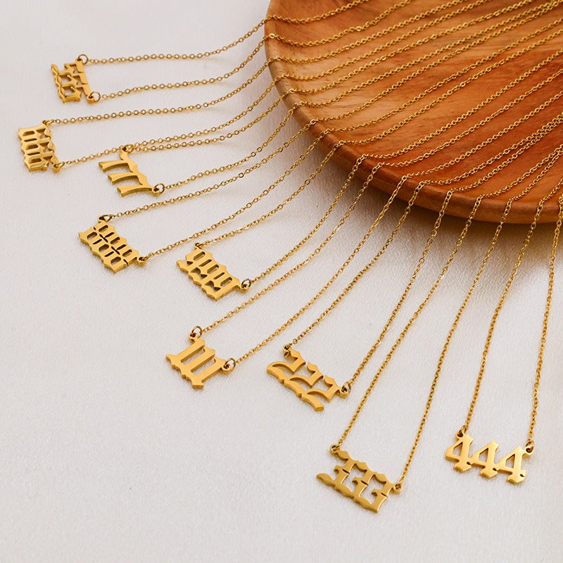 Elegant 18k gold-plated necklace for women - luxury fashion jewelry gift