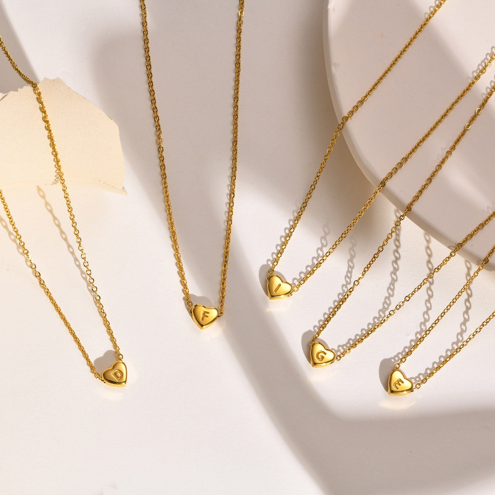 Gold Plated heart necklace
