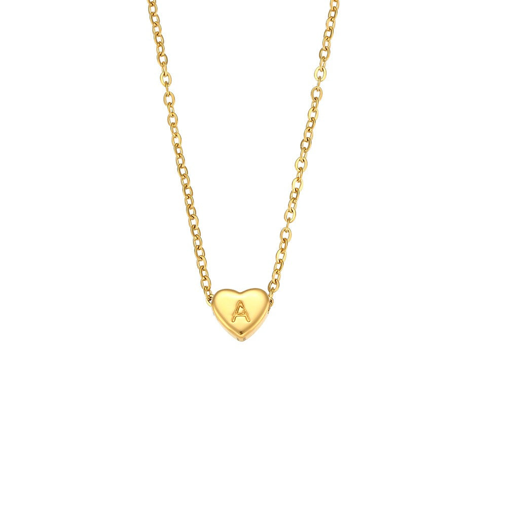 Gold Plated heart necklace jewellery