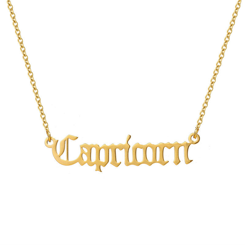 Zodiac charm Necklace