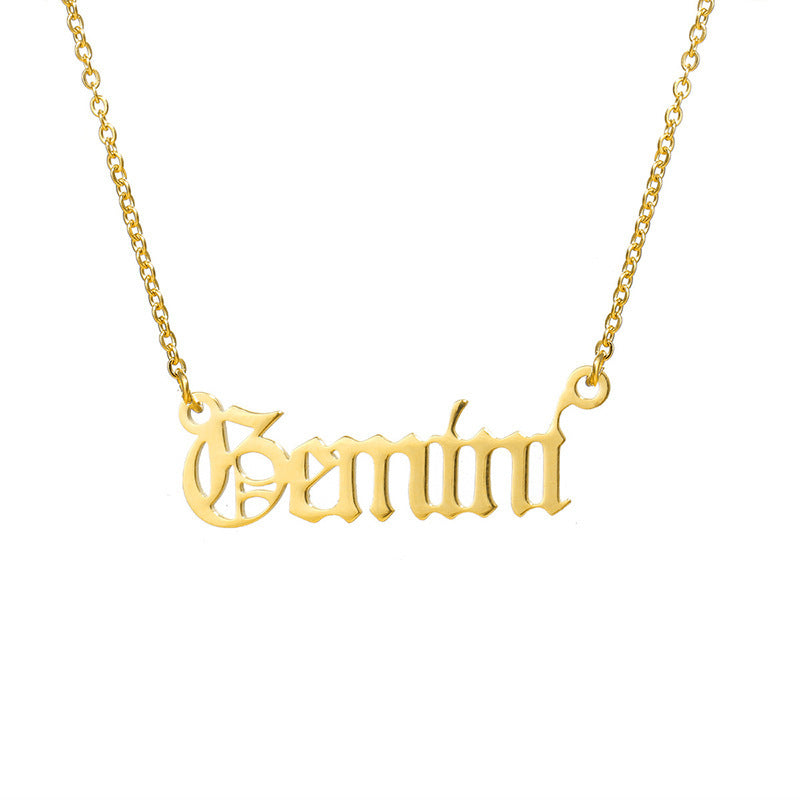 Zodiac charm Necklace