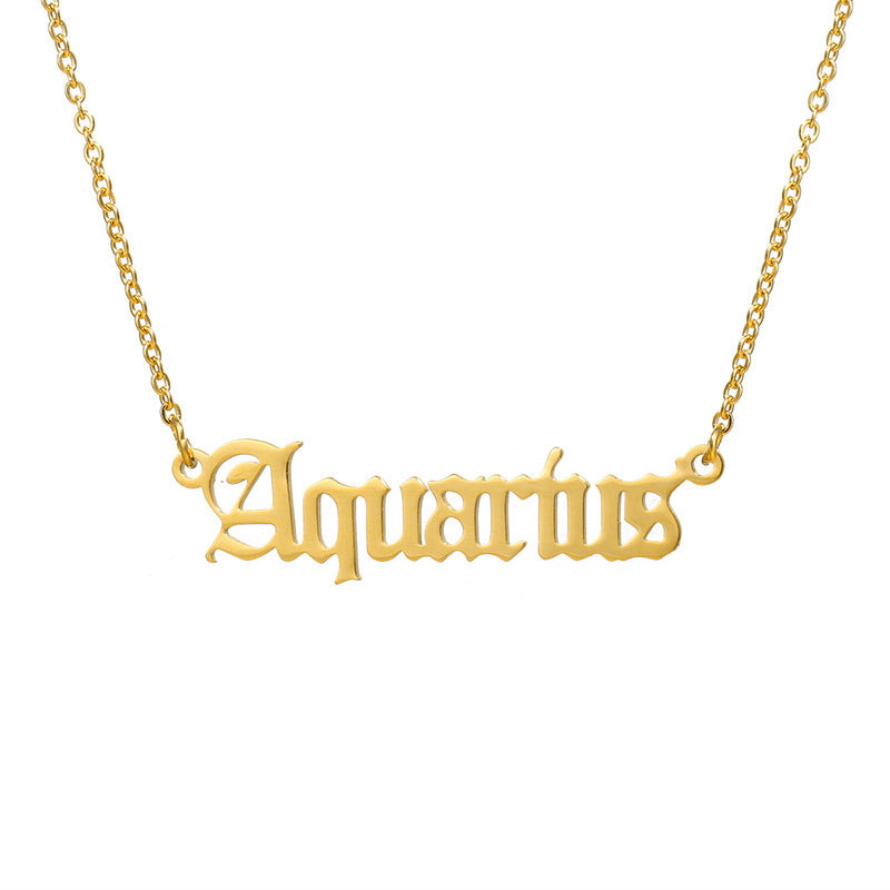 Zodiac charm Necklace