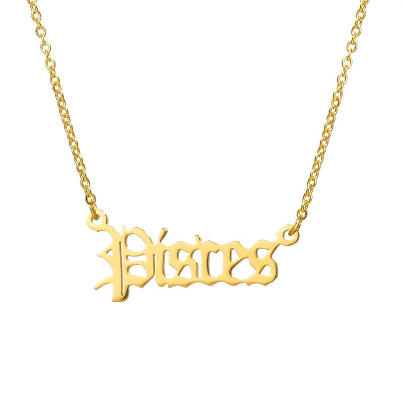 Zodiac charm Necklace