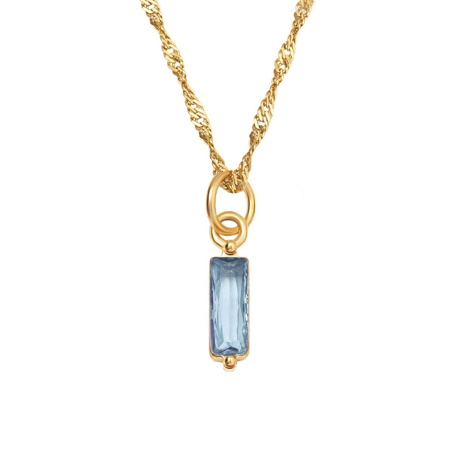Quartz Birthstone Necklace