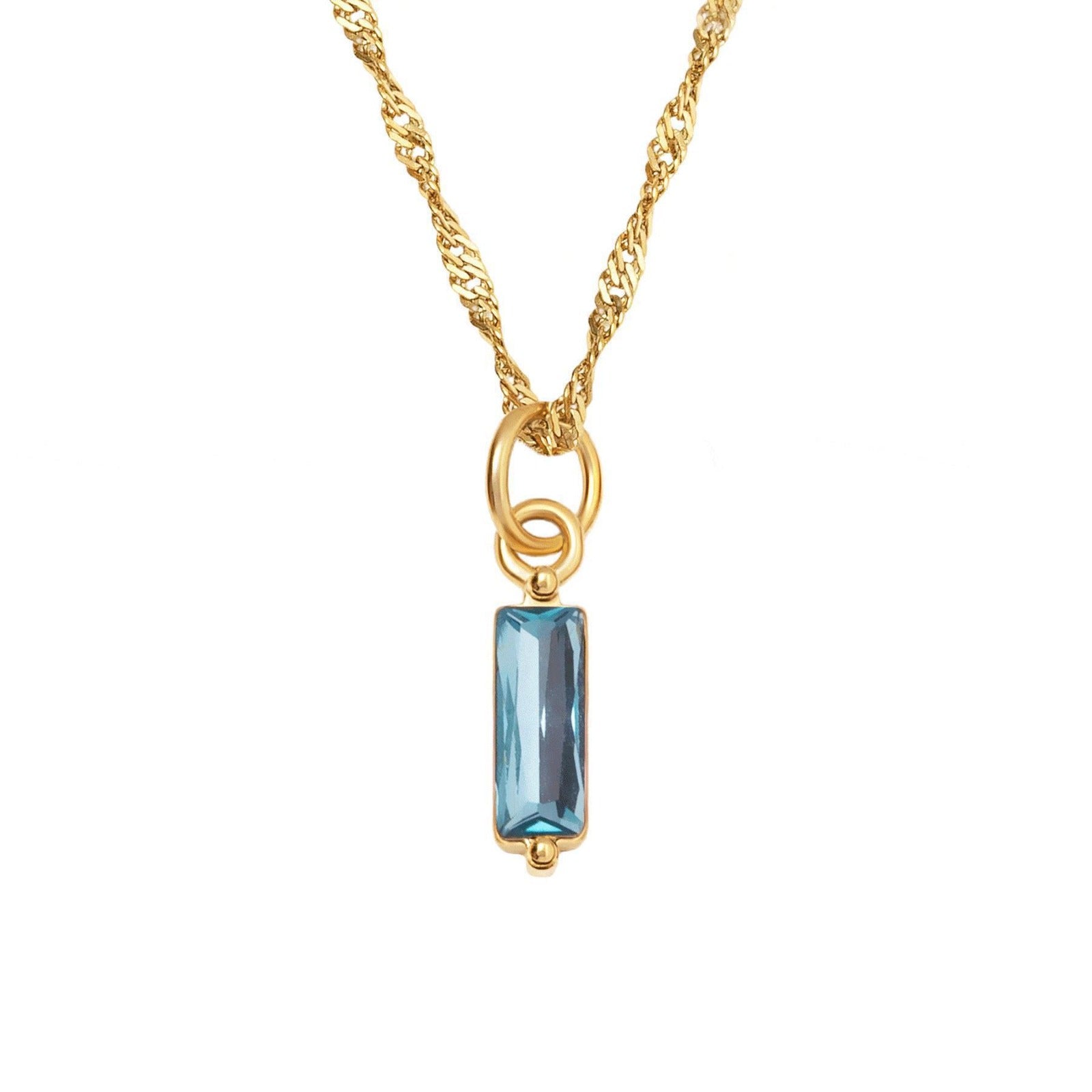 Quartz Birthstone Necklace