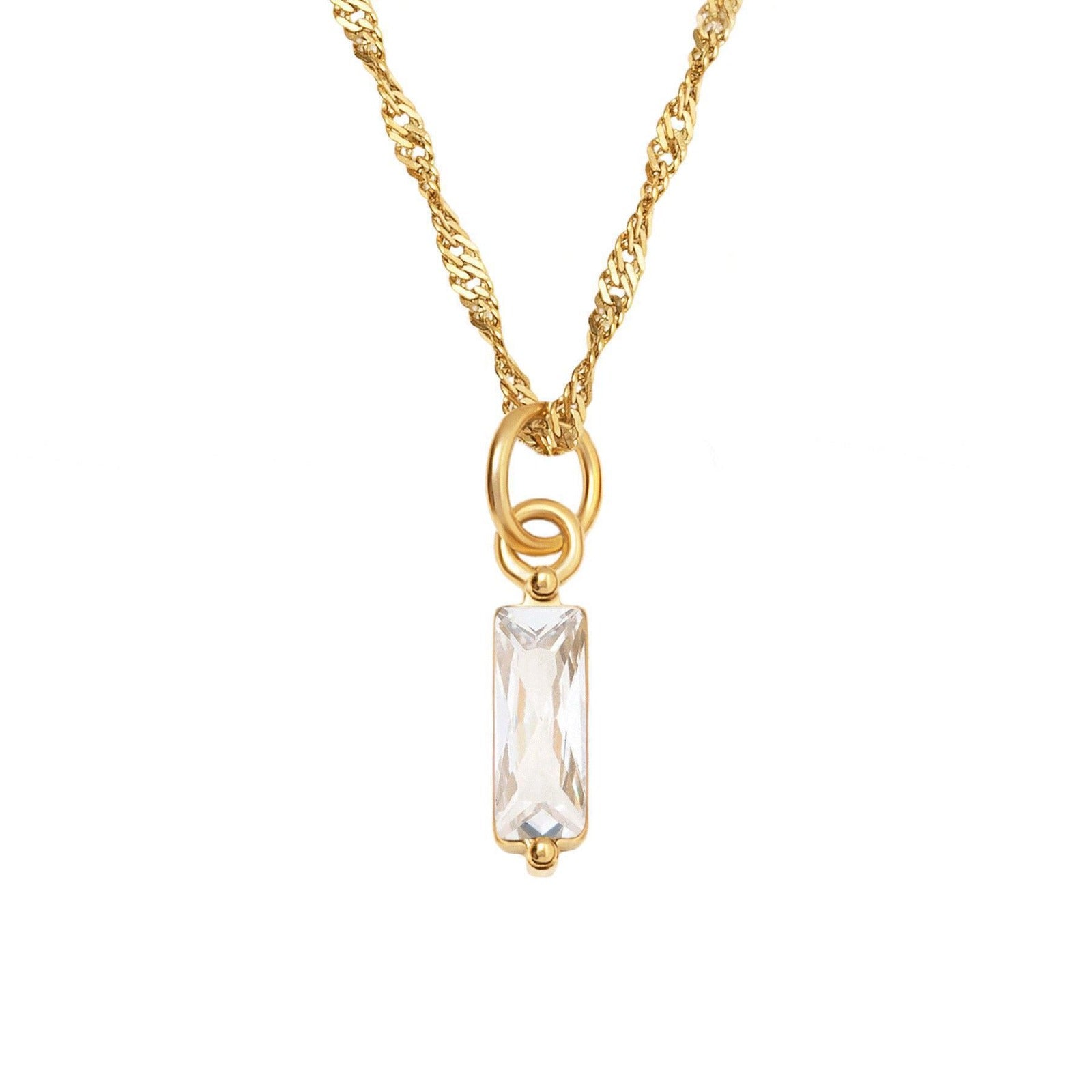 Quartz Birthstone Necklace