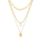 Cascade Pearl Layered Necklace