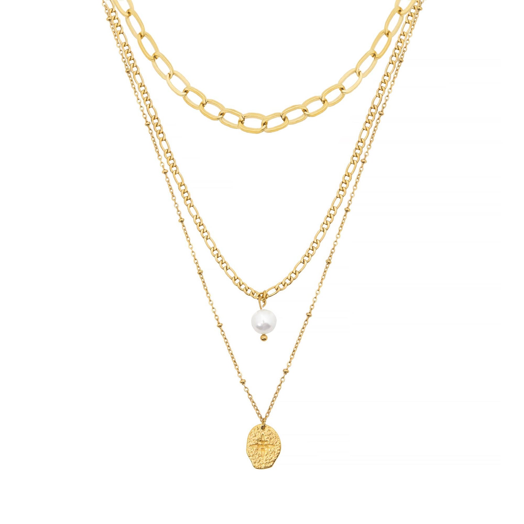 Cascade Pearl Layered Necklace