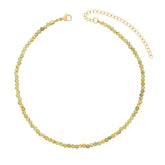 Elsie Peridot Choker Necklace