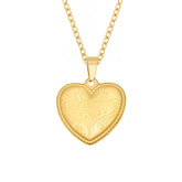 Engraved Heart Necklace