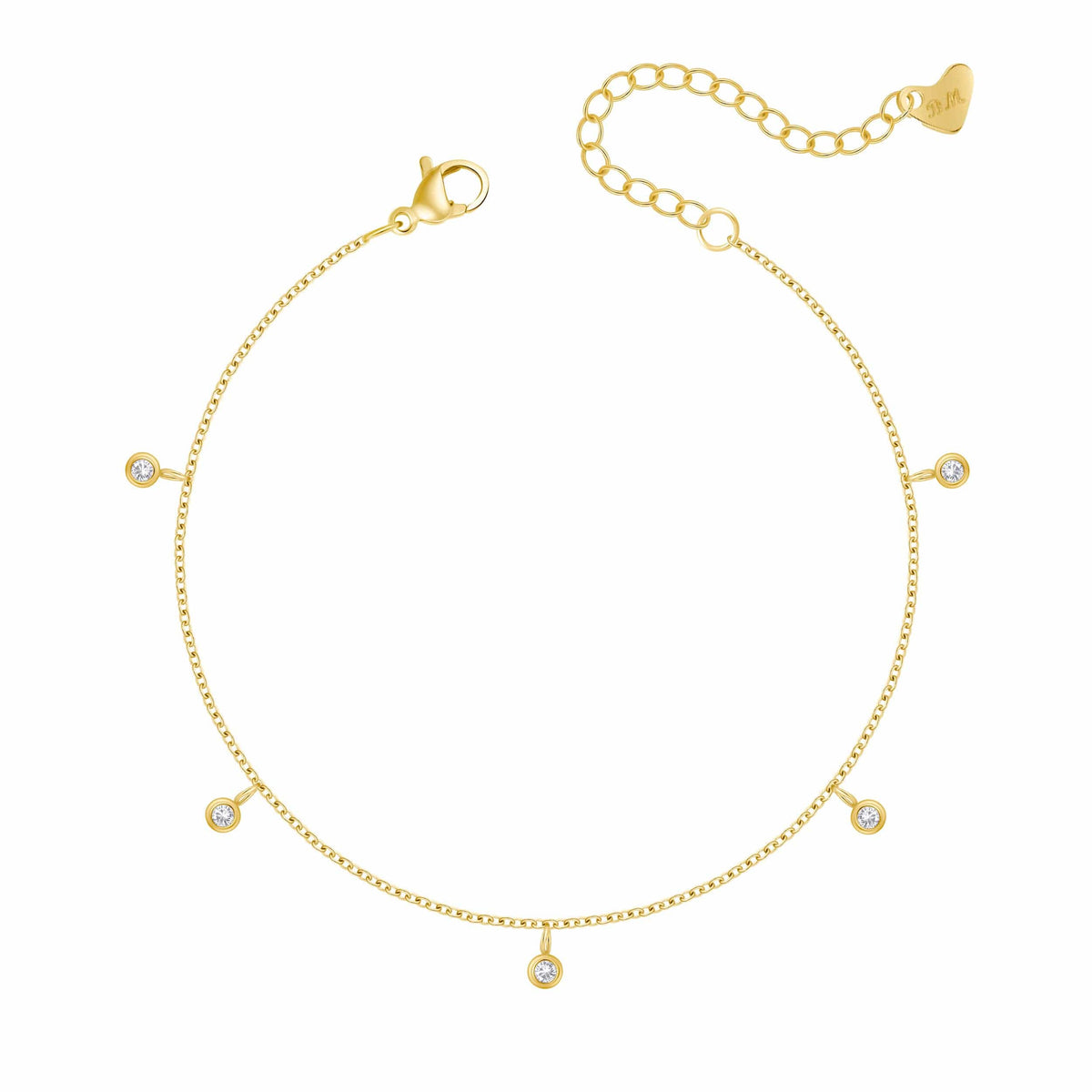 Golden Anklet — Pink Island Anklets | Tarnish-Free Waterproof Jewellery Australia