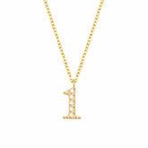 Glow Number Necklace