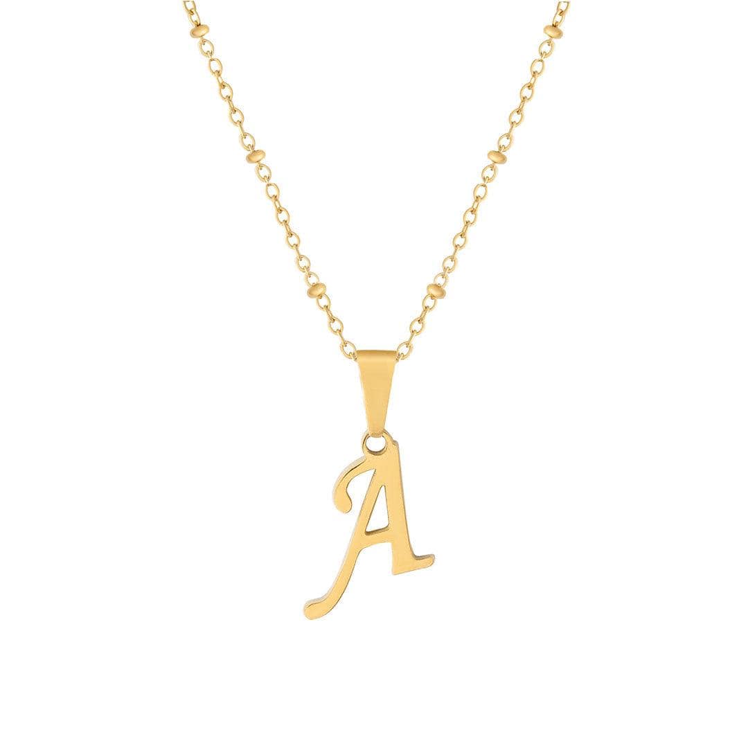 Hawaii Beaded Initial Necklace