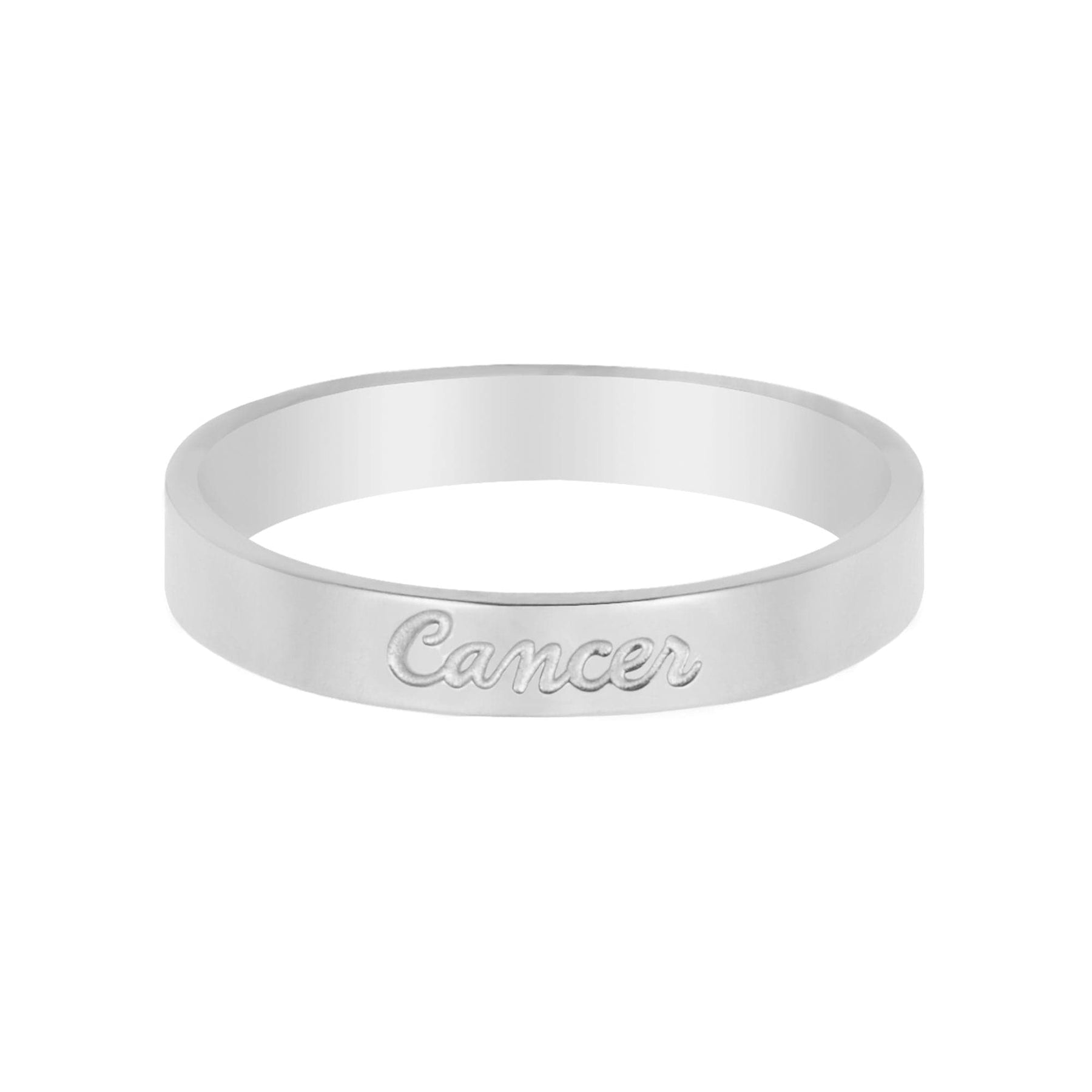 Italic Zodiac Ring Silver