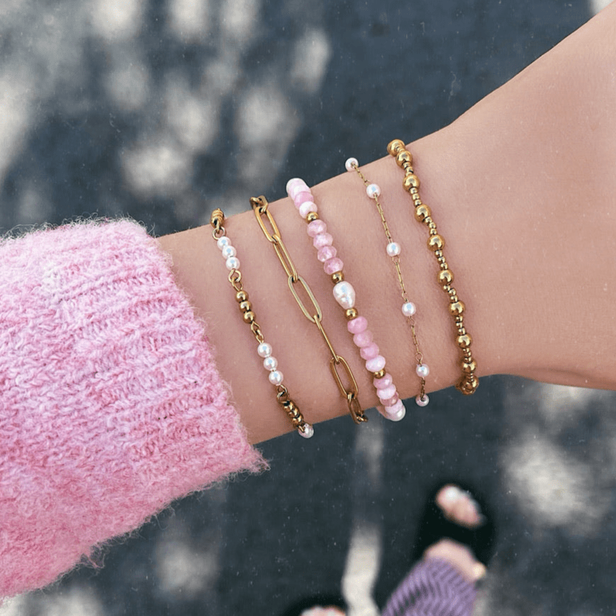 Lila Pearl Bracelet
