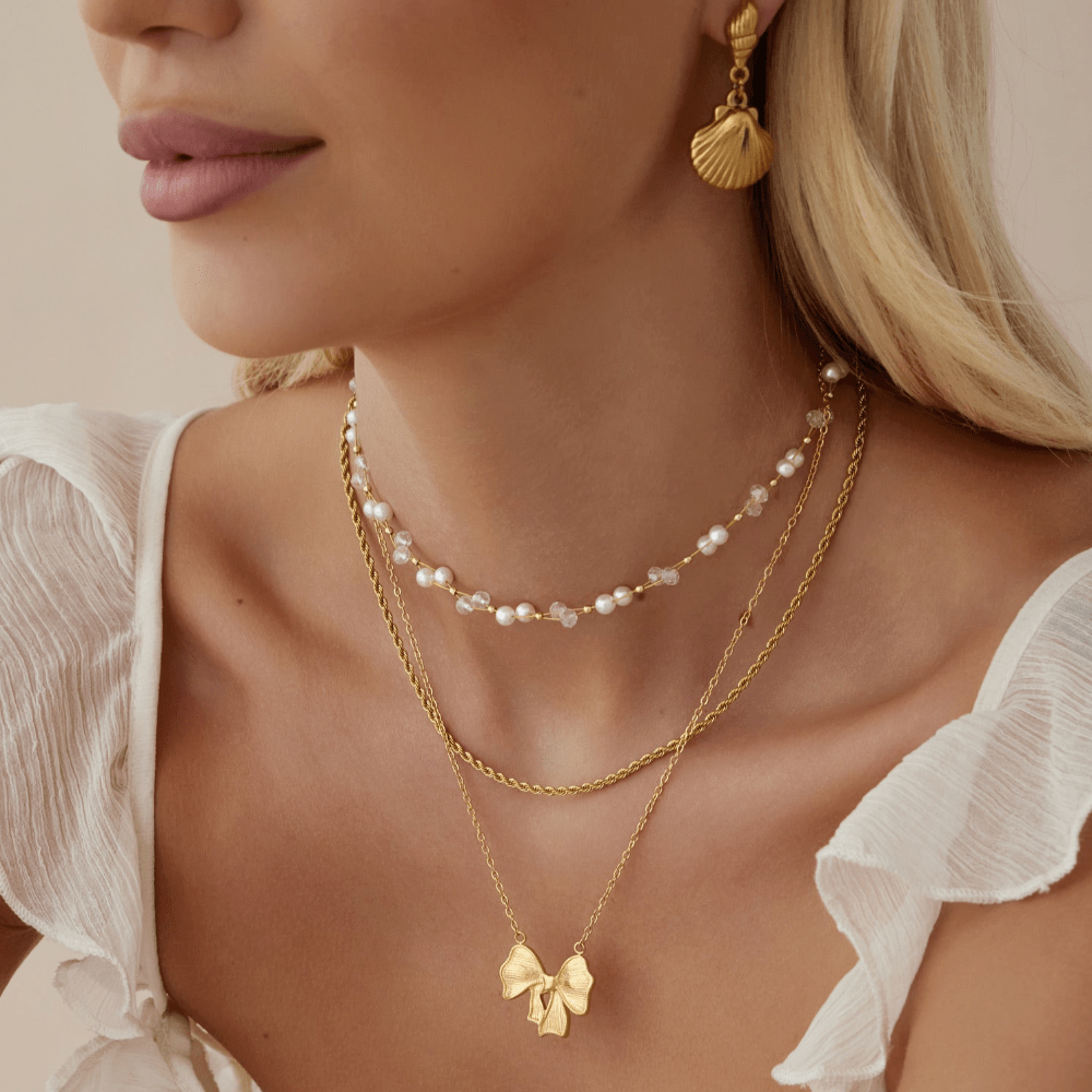 Marci Bow Necklace