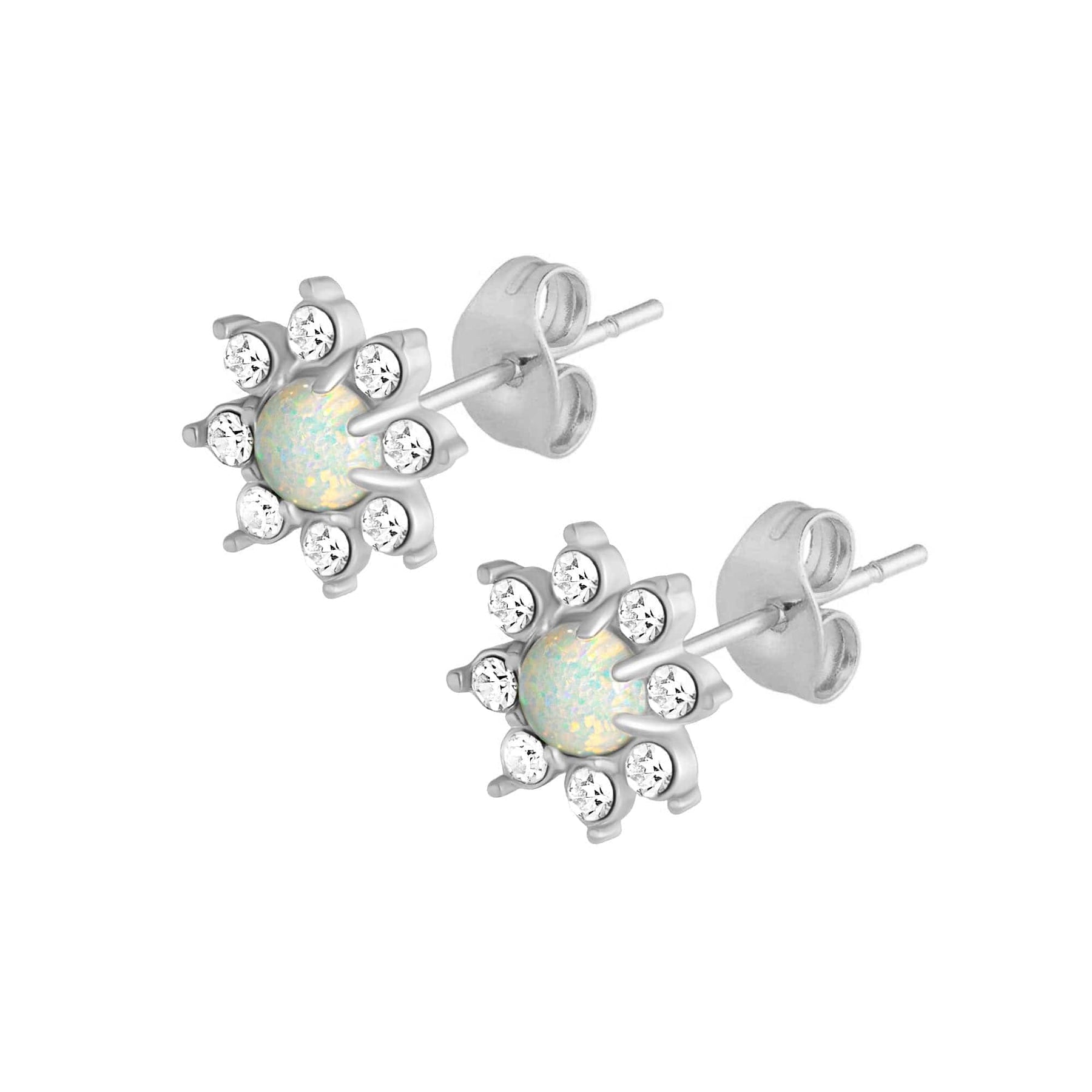 Mars Opal Stud Earrings