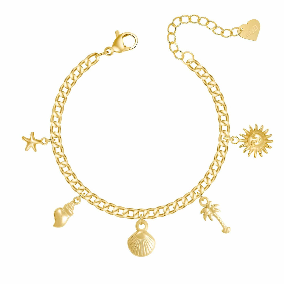 Voyage Charm Bracelet — Pink Island Bracelets | Tarnish-Free Waterproof Jewellery Australia