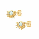 Olympia Opal Stud Earrings