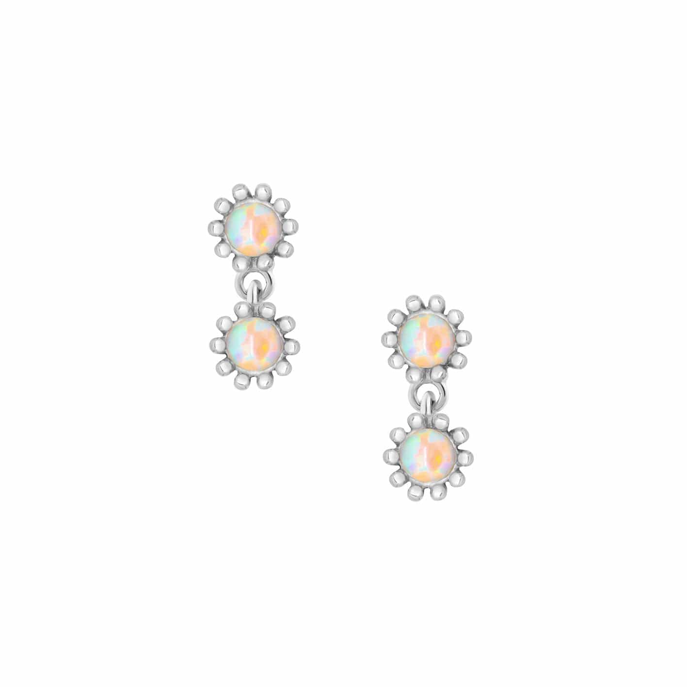 Oslo Opal Stud Earrings