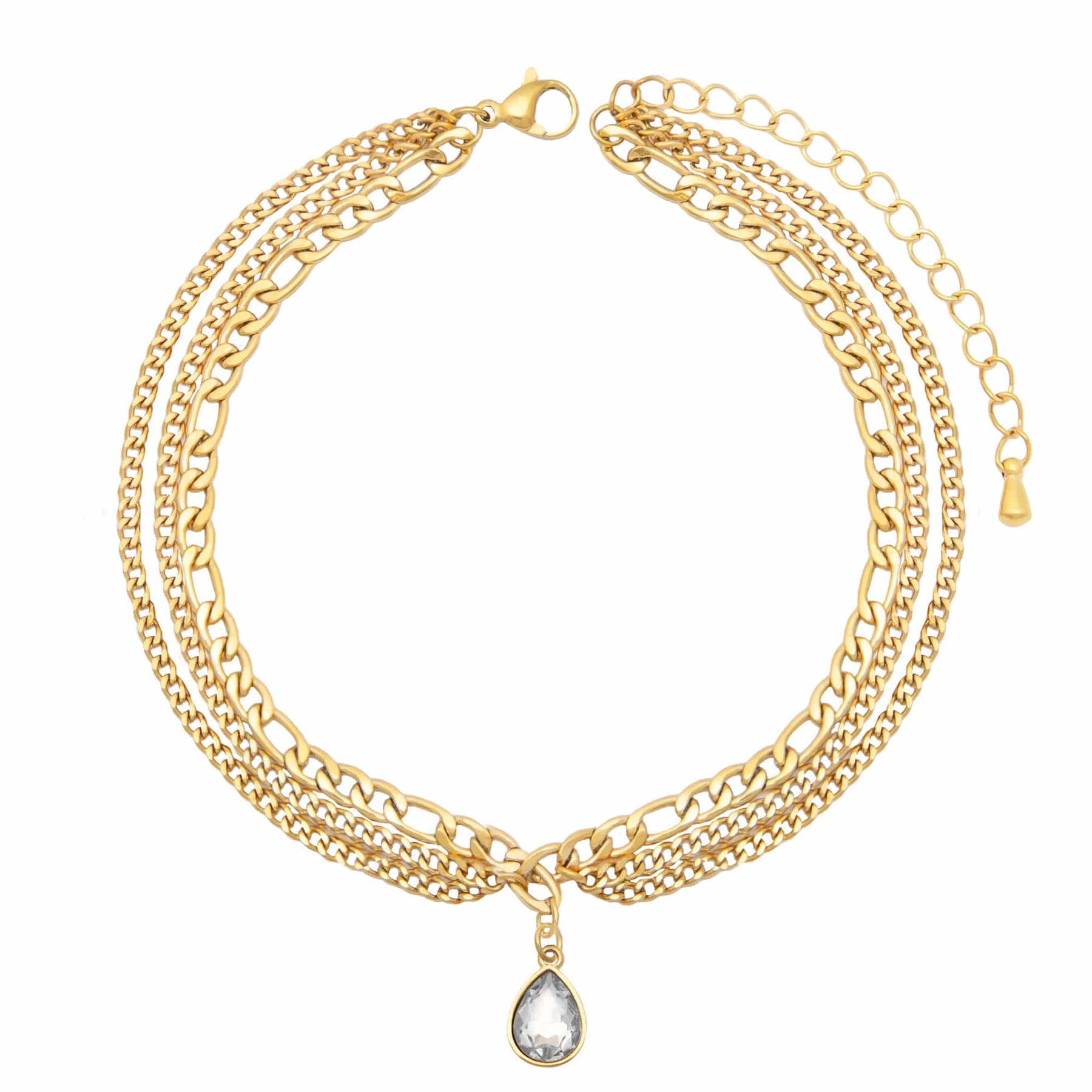 Paisley Triple Anklet