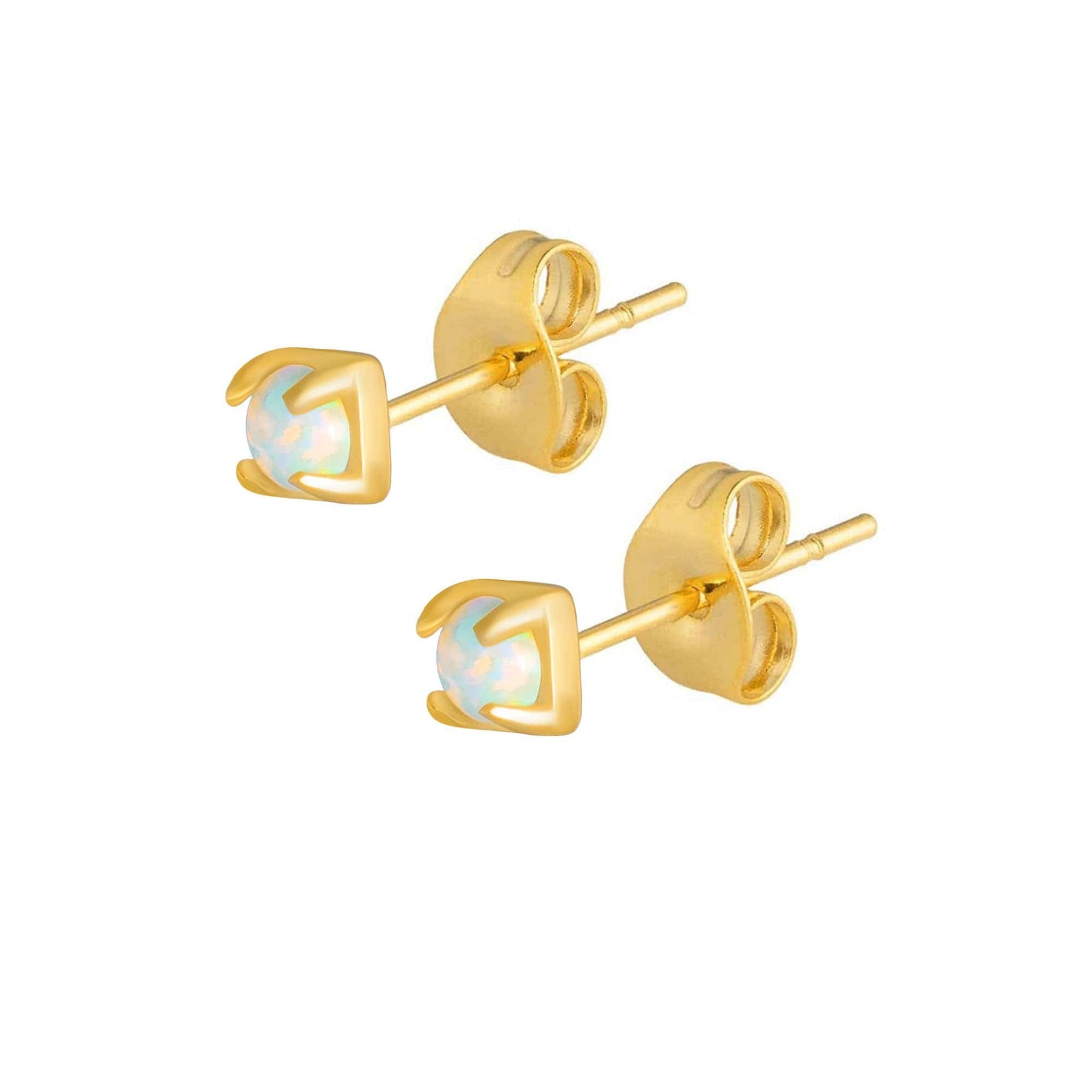Pluto Opal Stud Earrings