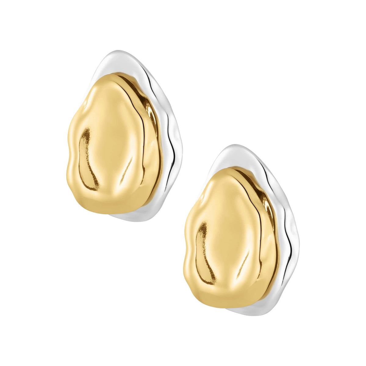 Ripple Stud Earrings — Pink Island Earrings | Tarnish-Free Waterproof Jewellery Australia
