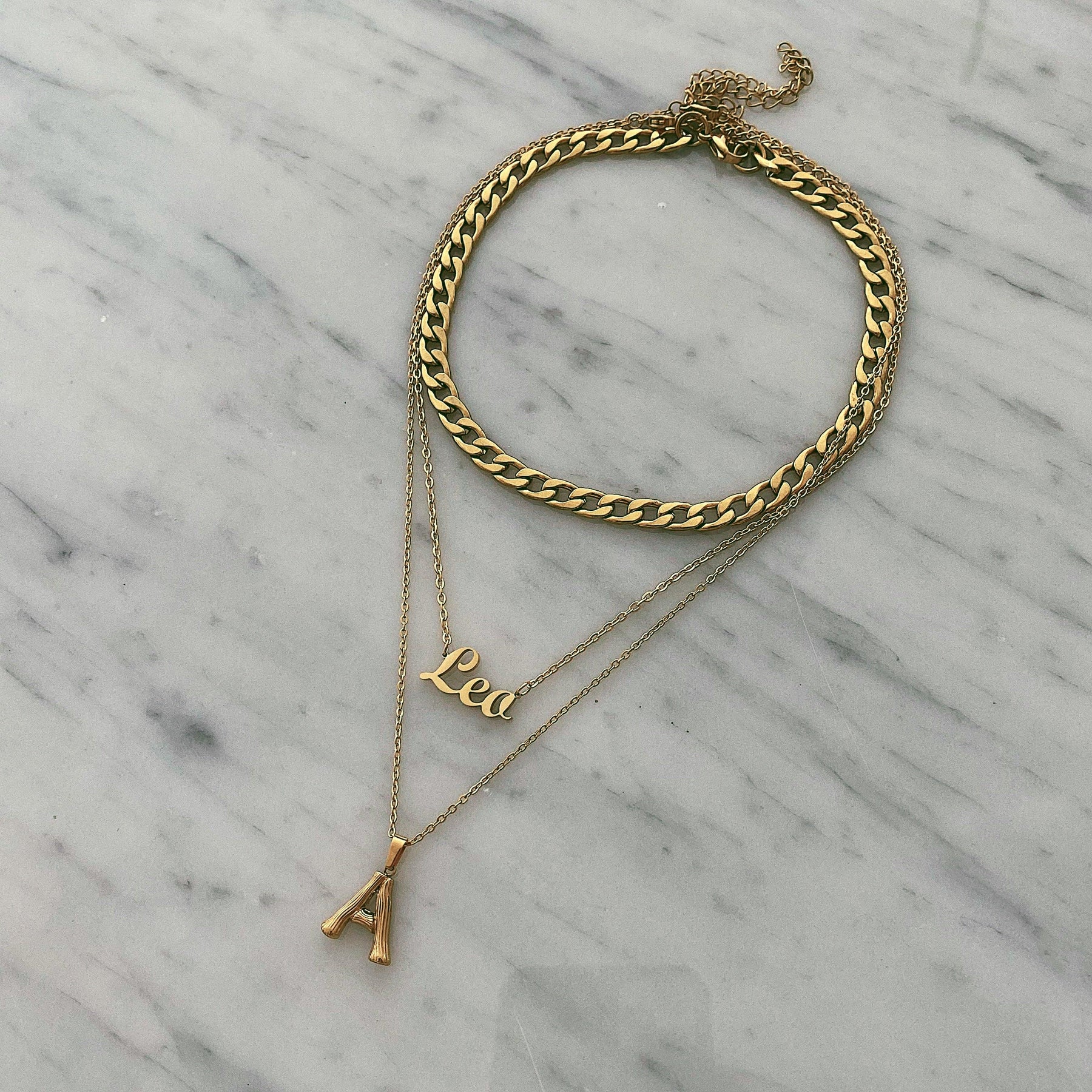 Script Zodiac Choker Necklace