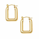 Silhouette Hoop Earrings