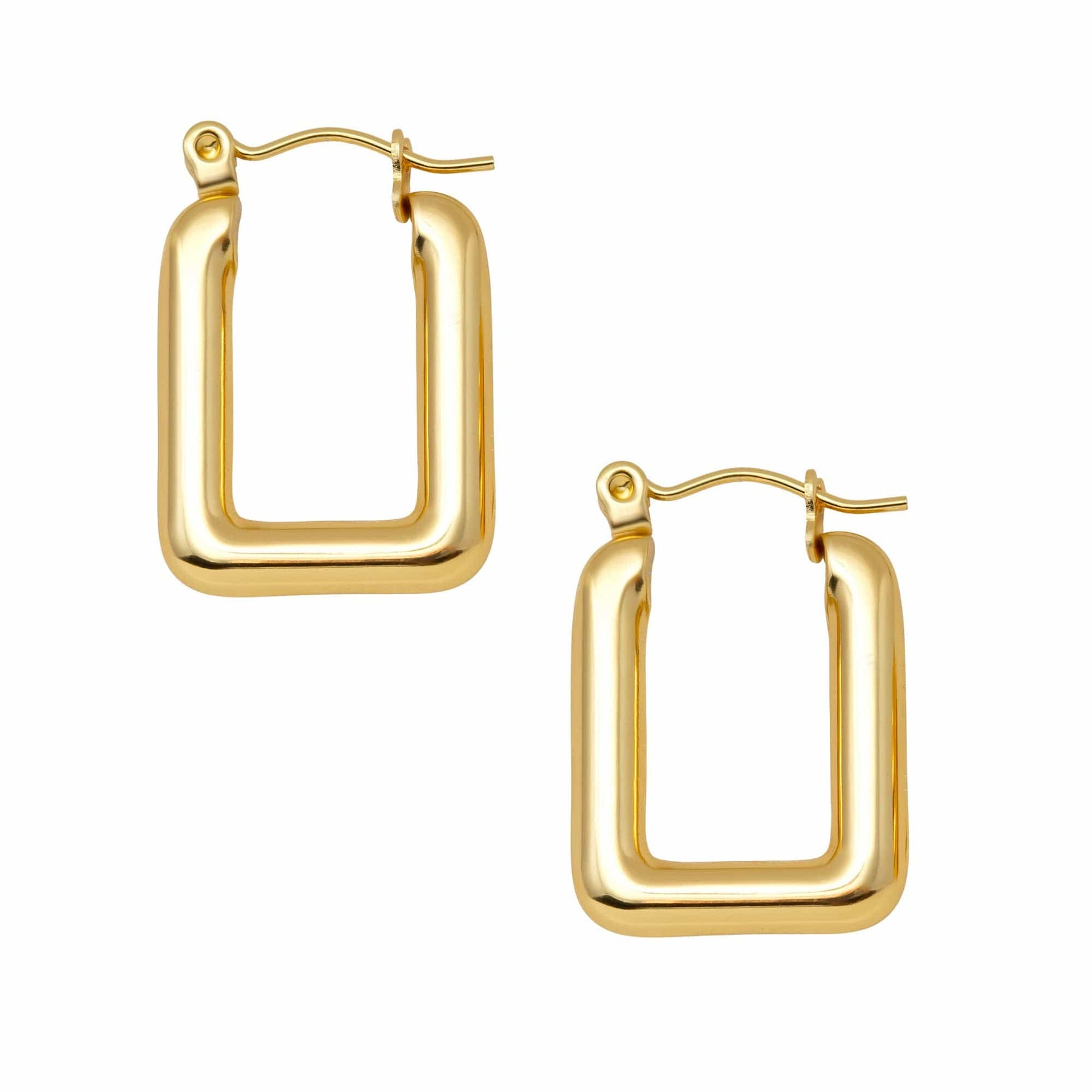 Silhouette Hoop Earrings