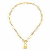Suki Lock Tbar Necklace