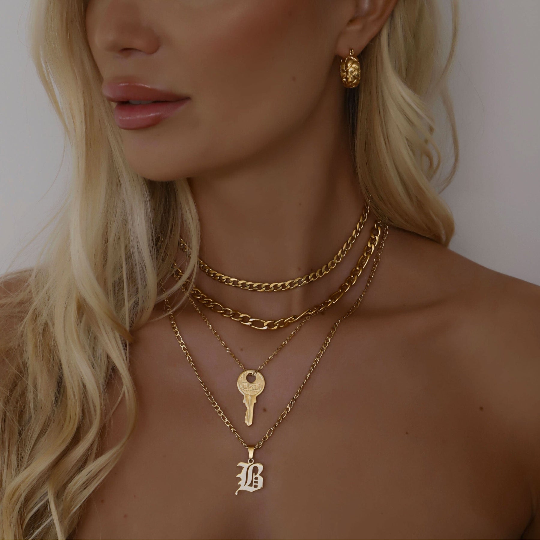 Supreme Initial Necklace