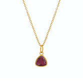 Trio Birthstone Necklace
