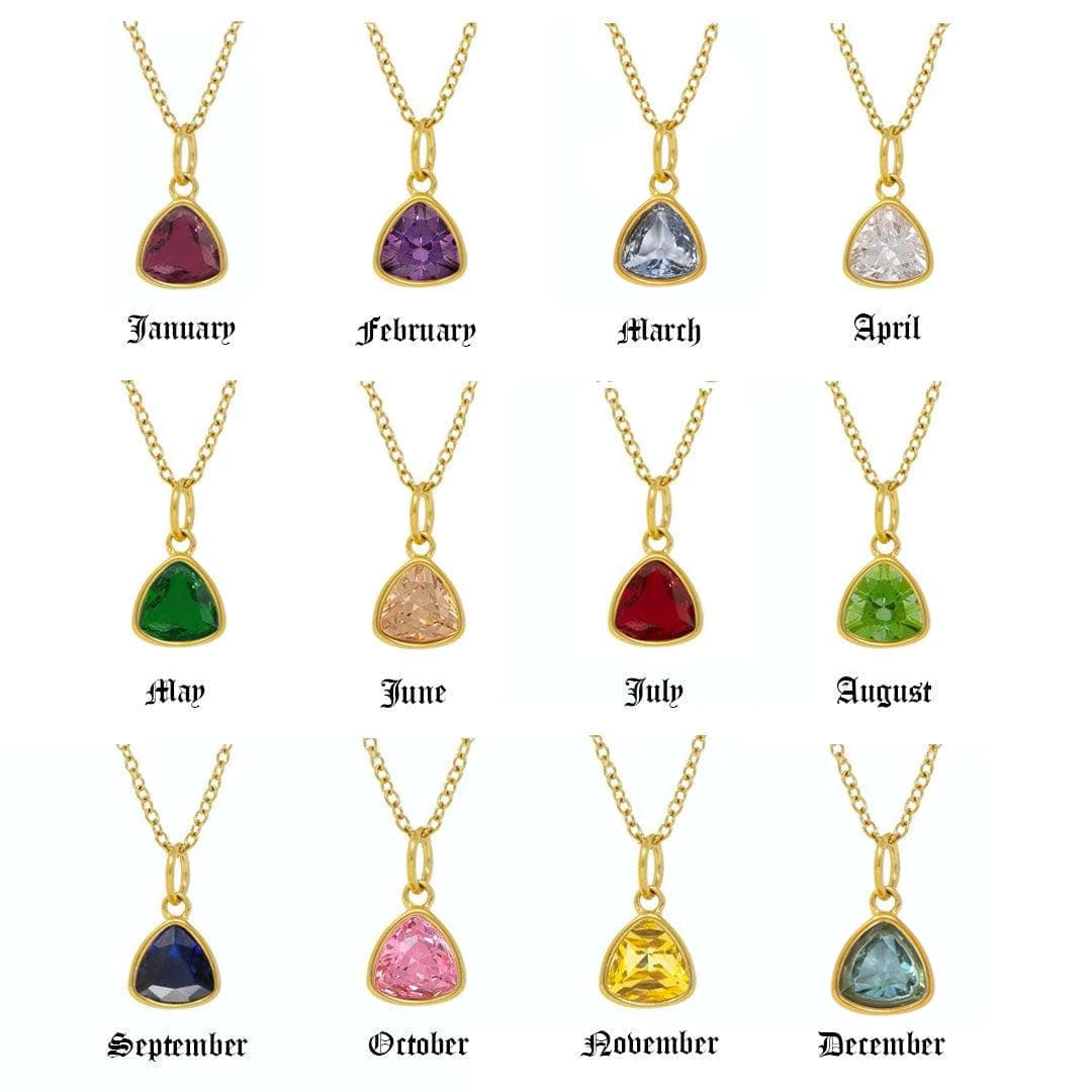 Trio Birthstone Necklace