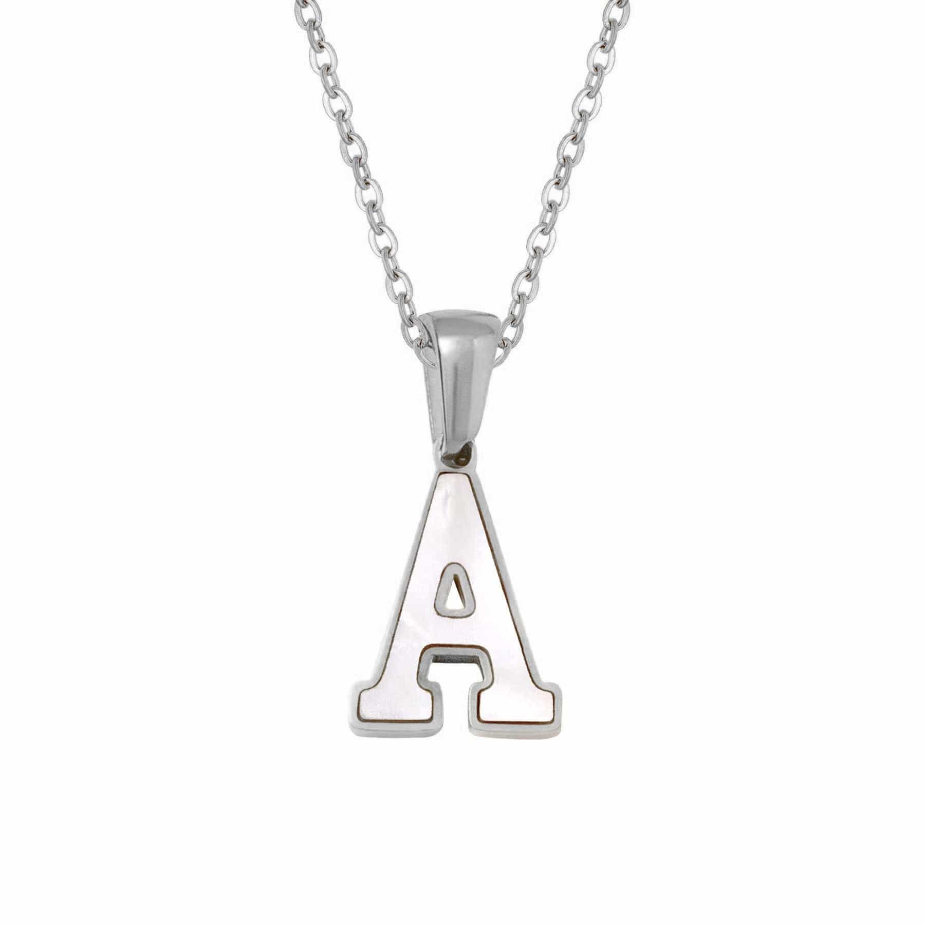 Varsity Pearl Initial Necklace