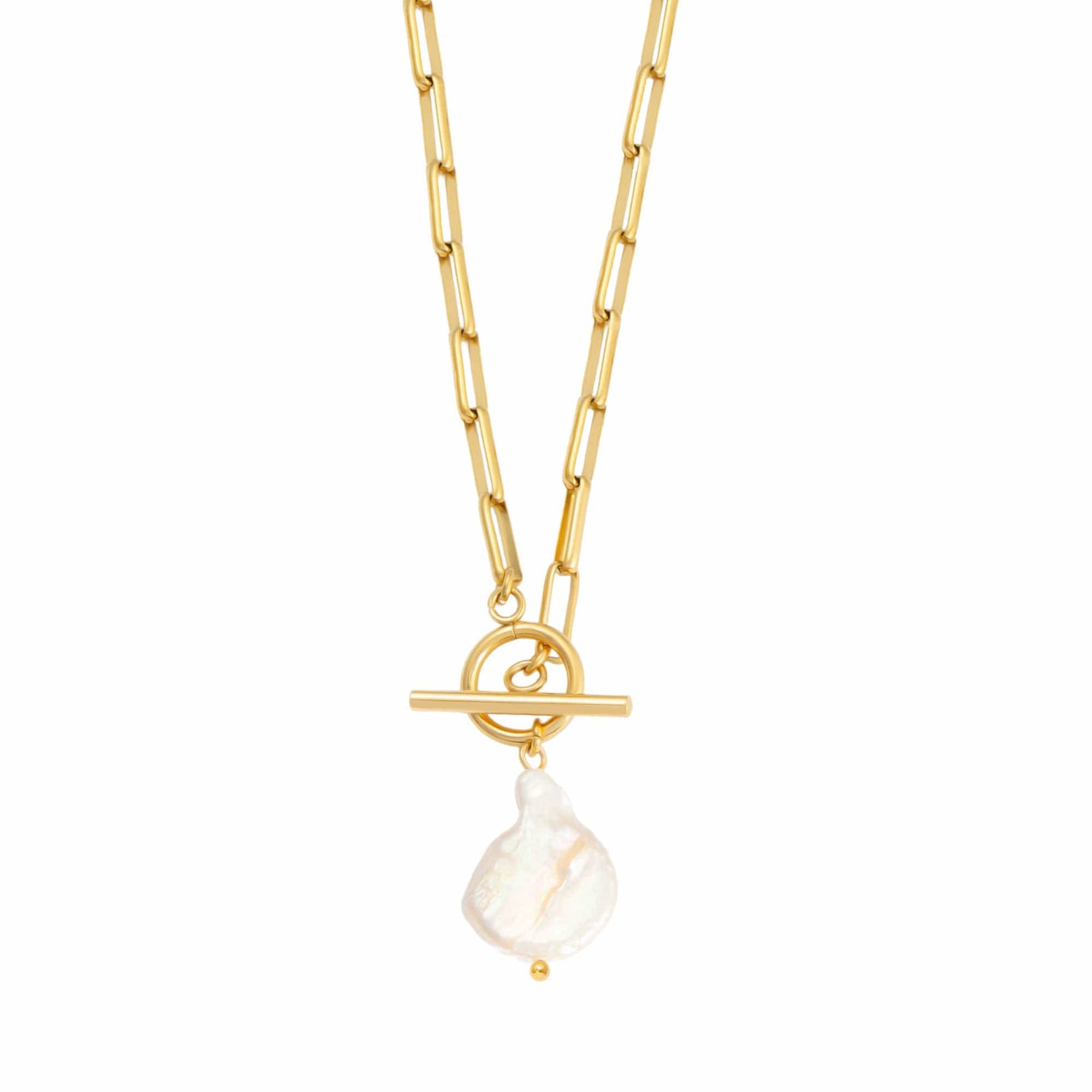 Waikiki Pearl TBar Necklace