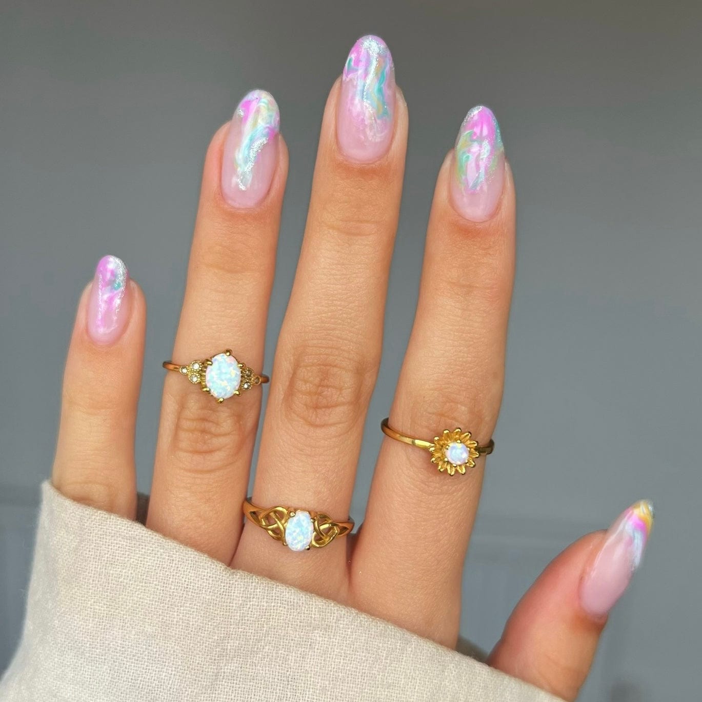Winter Opal Ring