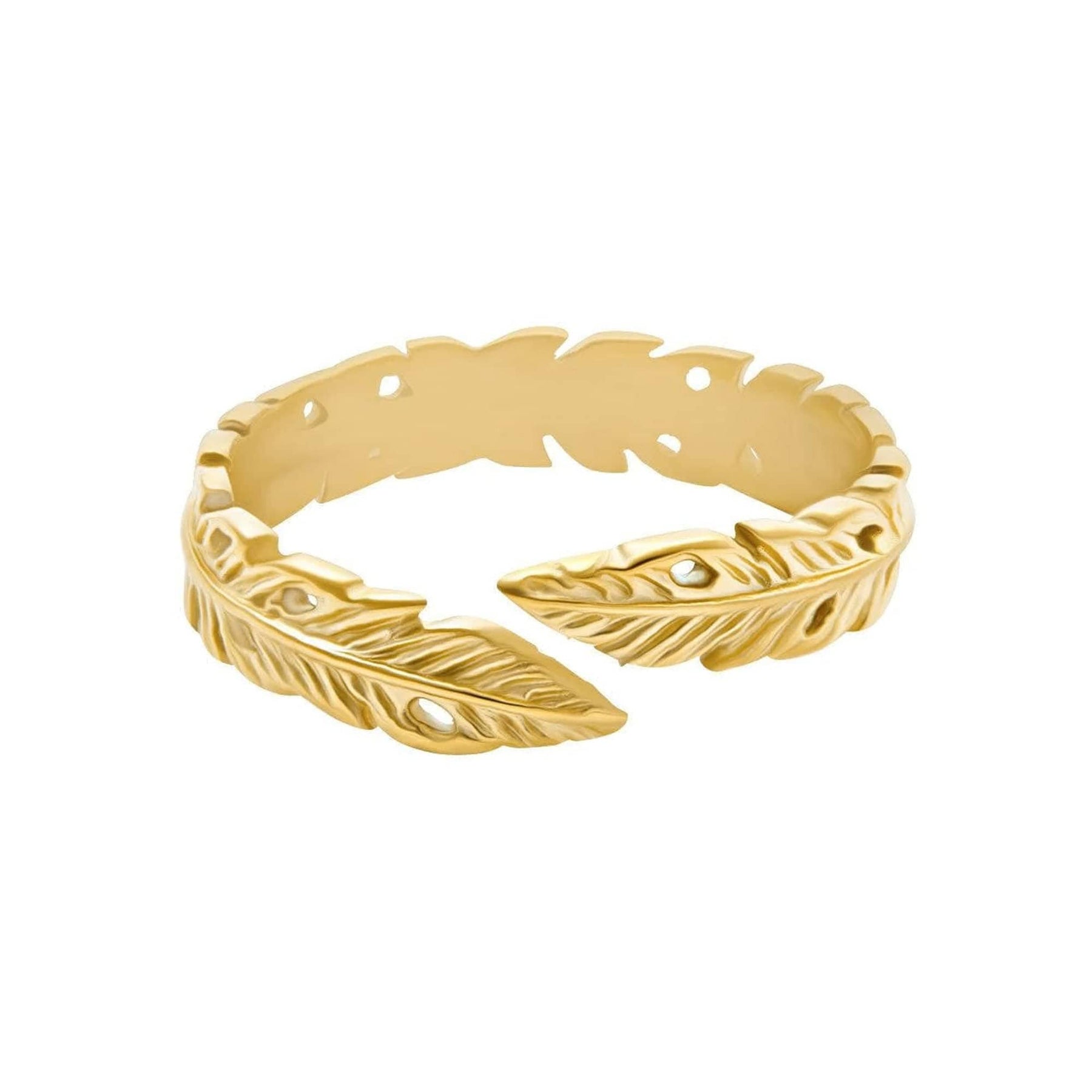 Wraparound Feather Ring