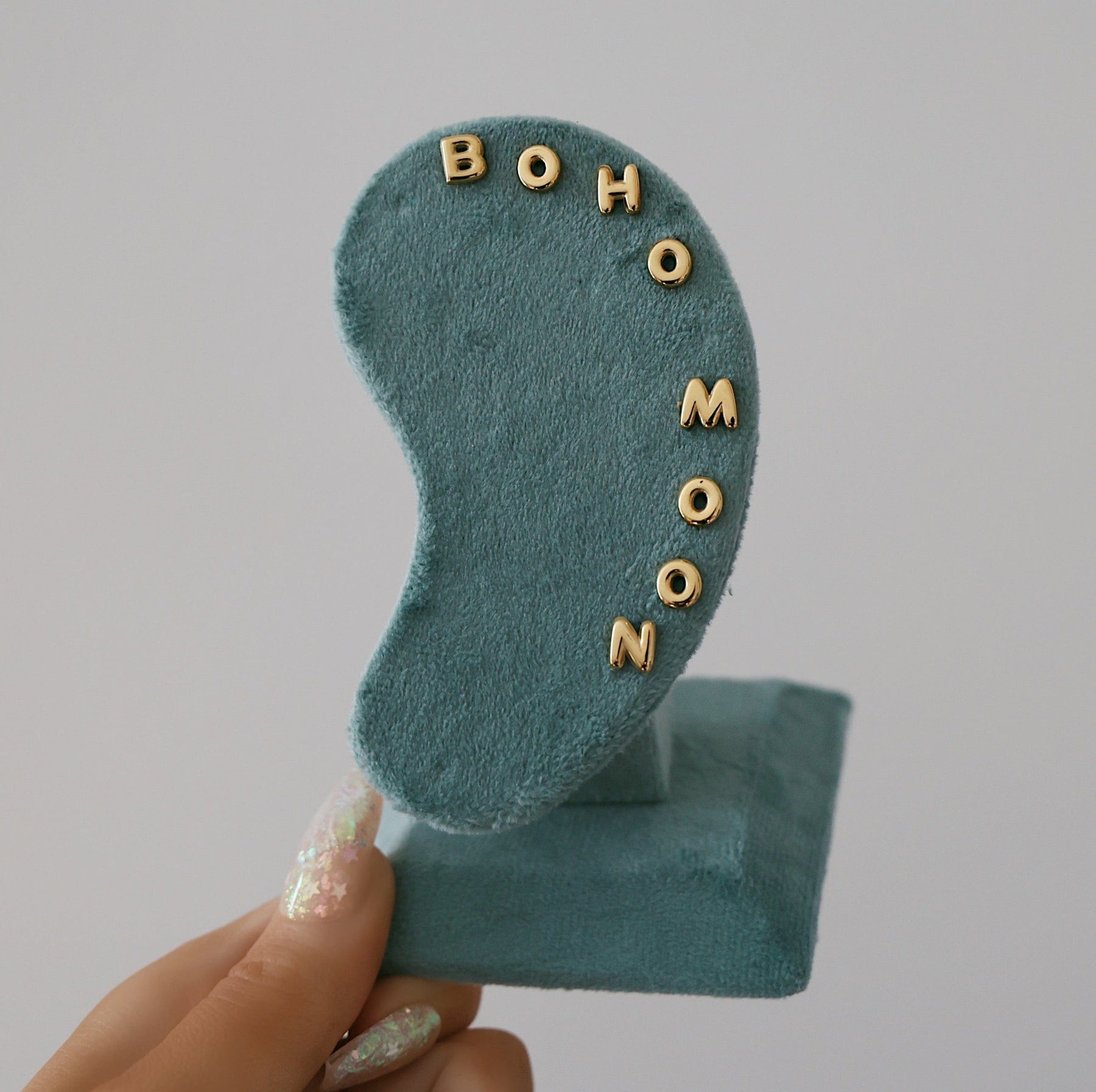 Bubble Initial Stud Earrings