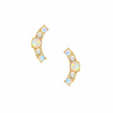 Renee Opal Stud Earrings