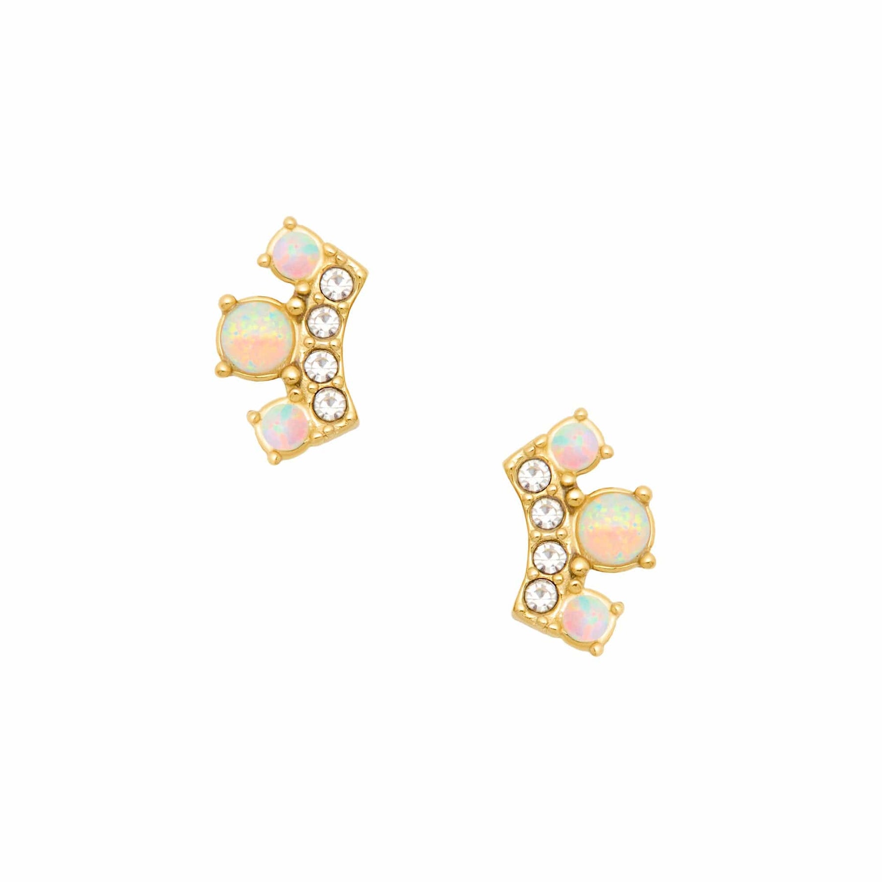Clarissa Opal Stud Earrings