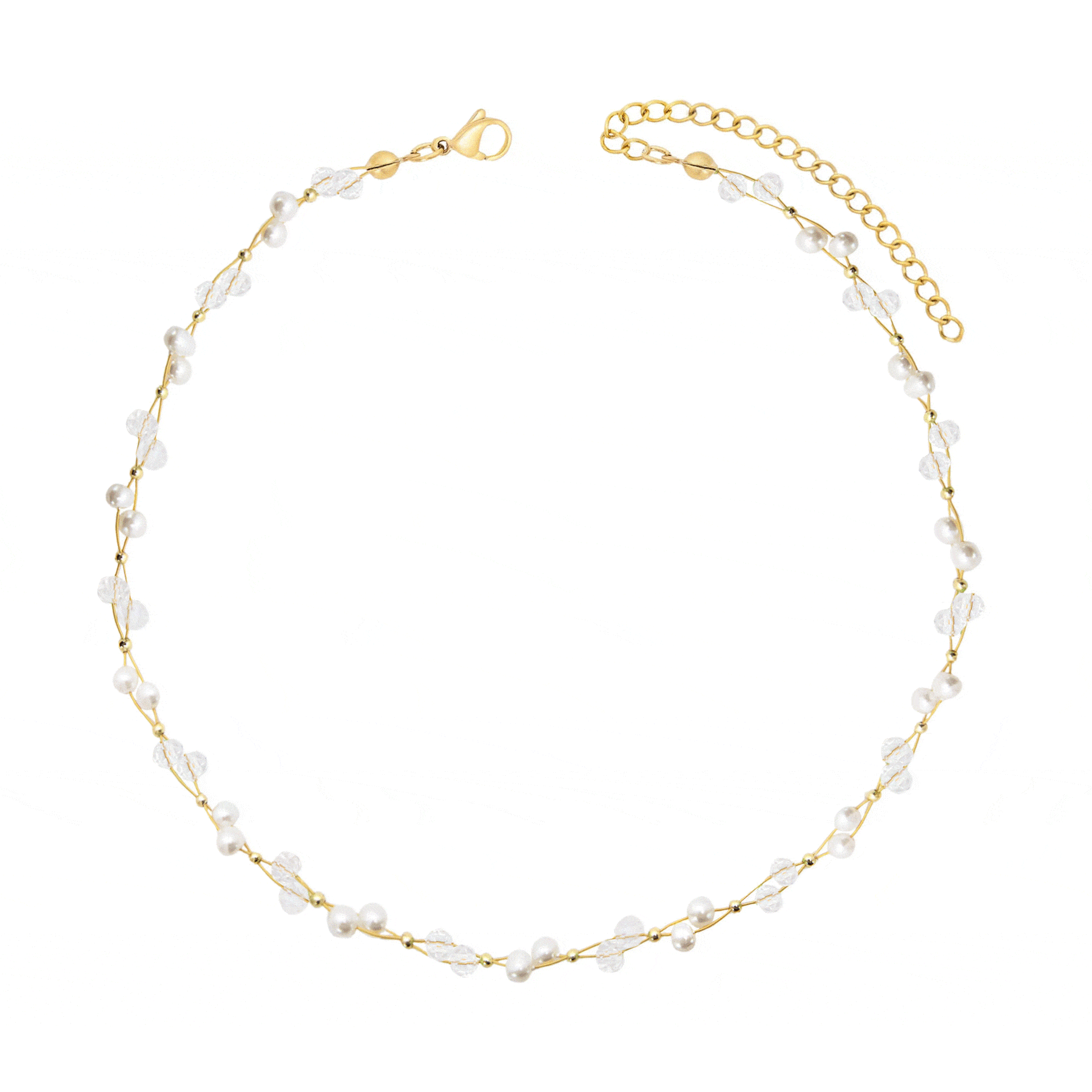 Gardenia Pearl Choker / Necklace