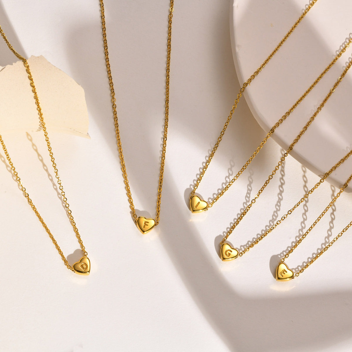 Gold Plated heart necklace