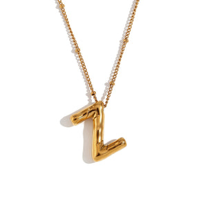 18k gold plated stainless steel jewellery – tarnish-resistant, hypoallergenic, luxury fashion necklace and bracelet set for women – waterproof gold jewellery for everyday wear