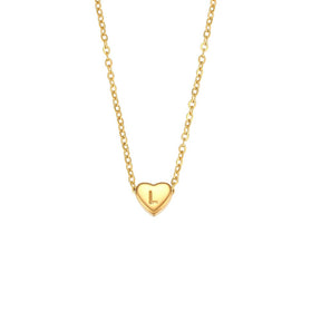 Gold Plated heart necklace jewellery