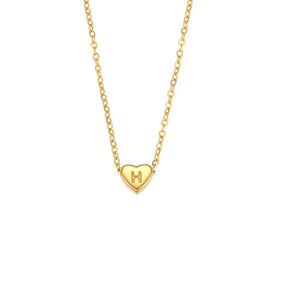 Gold Plated heart necklace jewellery