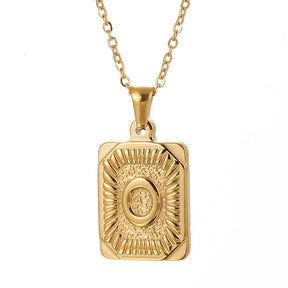 Elegant 18k gold-plated necklace for women - luxury fashion jewelry gift