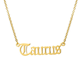 Zodiac charm Necklace