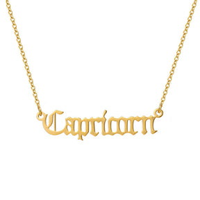 Zodiac charm Necklace