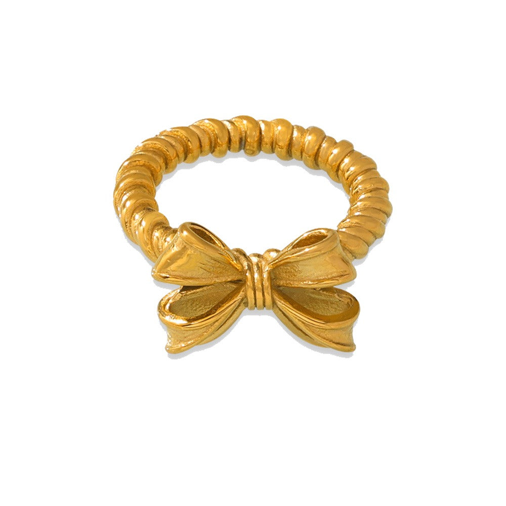 Stainless steel
Tarnish free & waterproof
Bow design
Bow: 12.5mm x 18mm
Weight: 3g
Choose your size
Available in gold & silver